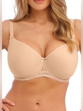Fantasie Rebecca Beige T-Shirt Bra Full Coverage
Underwire Size UK 30E